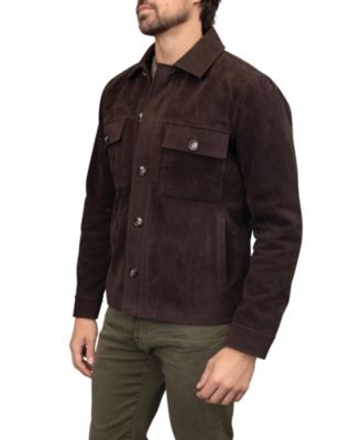 Мужская куртка дальнобойщика из искусственного нубука Bagatelle Homme