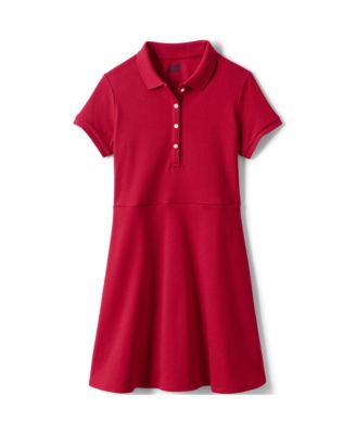 Big Girls Short Sleeve Interlock Polo Dress
