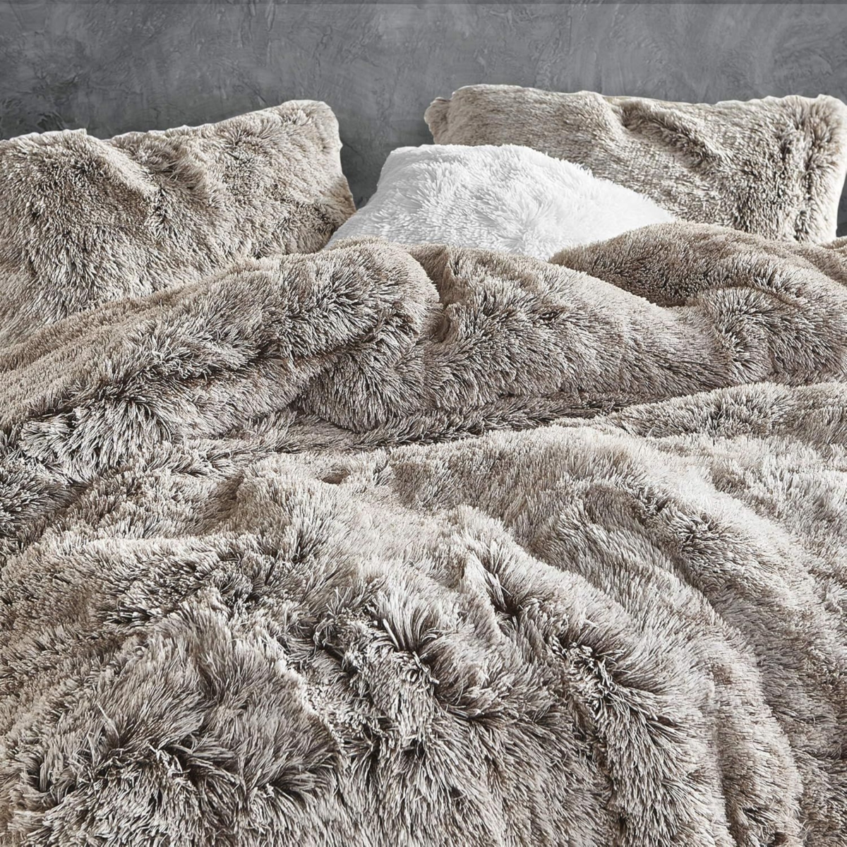 Coma Inducer Are You Kidding Oversized Comforter Set -- Frosted chocolate