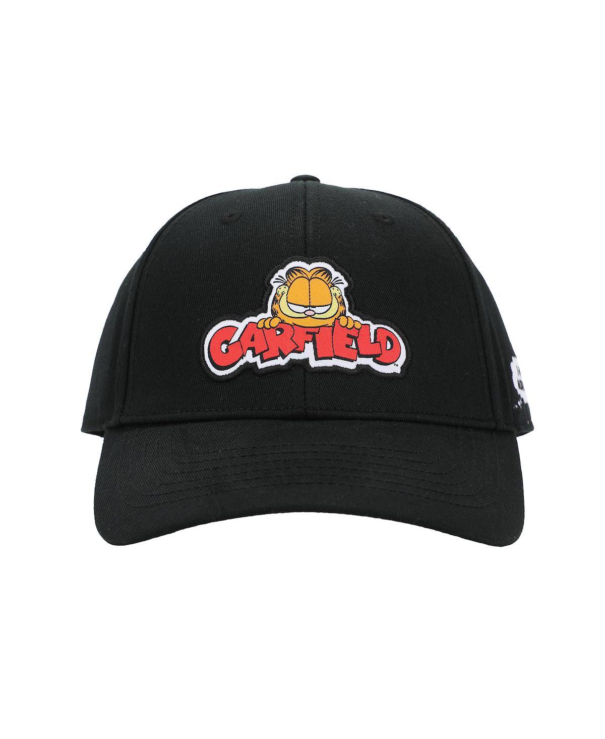 Men's Character Logo Black Baseball Cap - Black