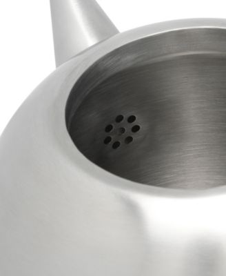 BREDEMEIJER Stainless Steel Doubled Walled 17 Fluid Oz Satin Finish Teapot