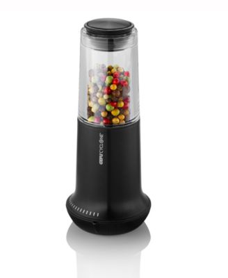 Stainless Steel With Ceramic Grinder Satin Finish Small Salt and Pepper