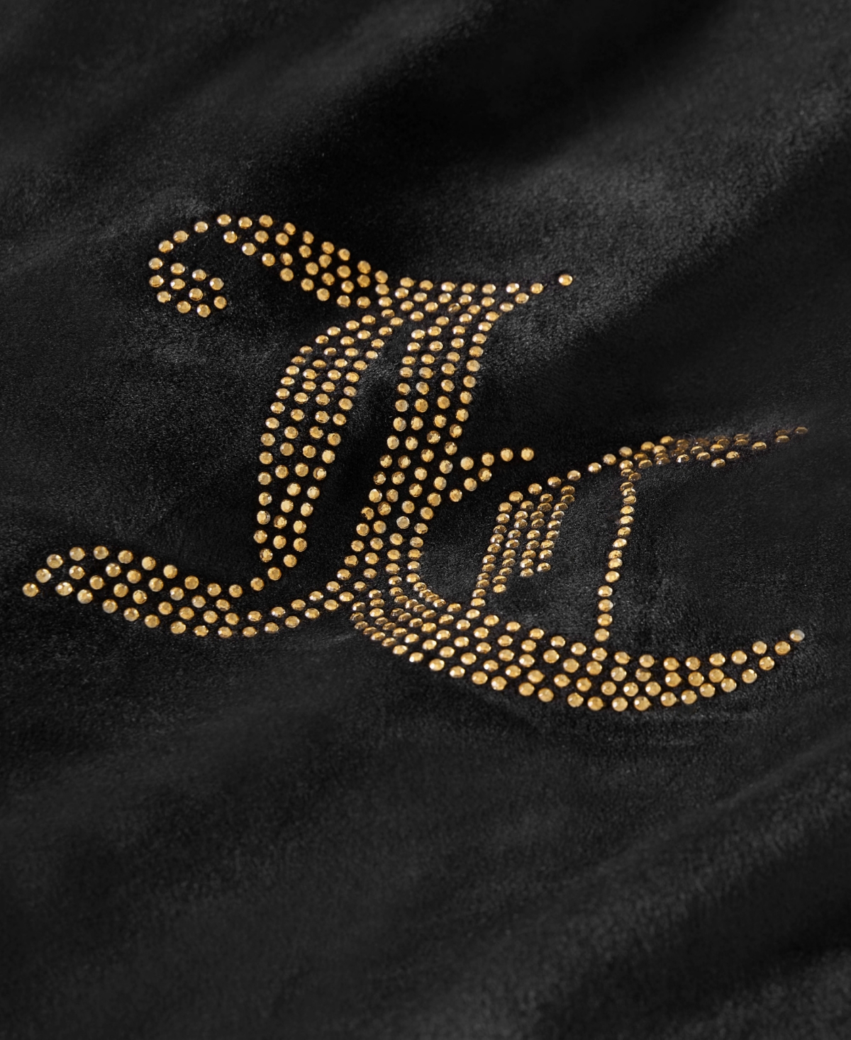 Shop Juicy Couture Velour 3-pc. Comforter Set, Full/queen In Black