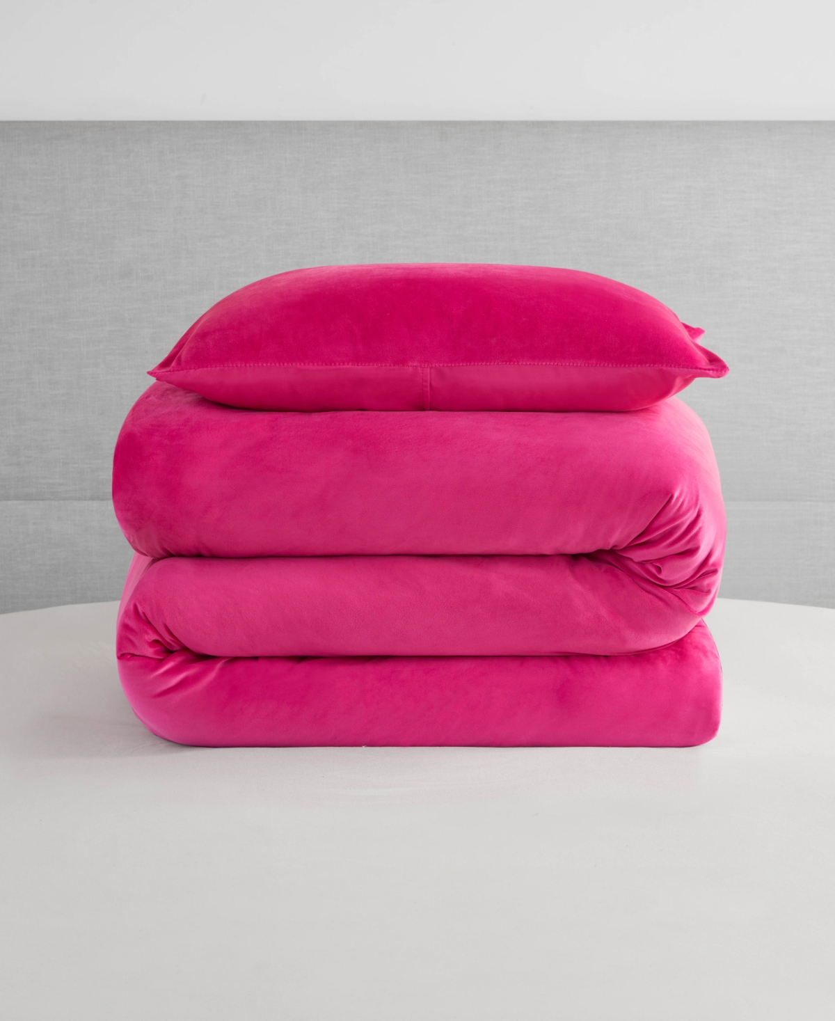 Juicy Couture Velour Comforter Sets In Hot Pink