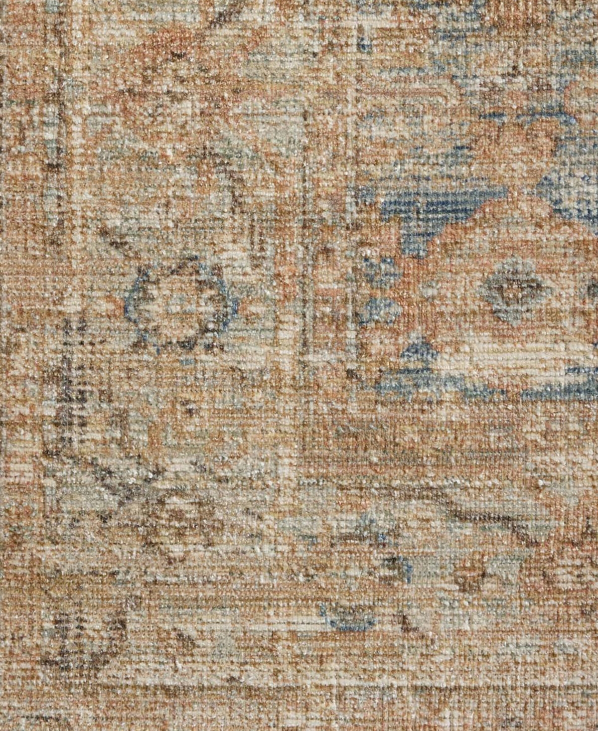 Loloi Heritage Her-15 12'x15' Area Rug In Ocean,sand