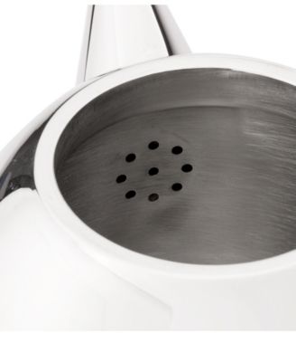 BREDEMEIJER Stainless Steel Doubled Walled 47 Fluid Oz Teapot, Shiny Finish
