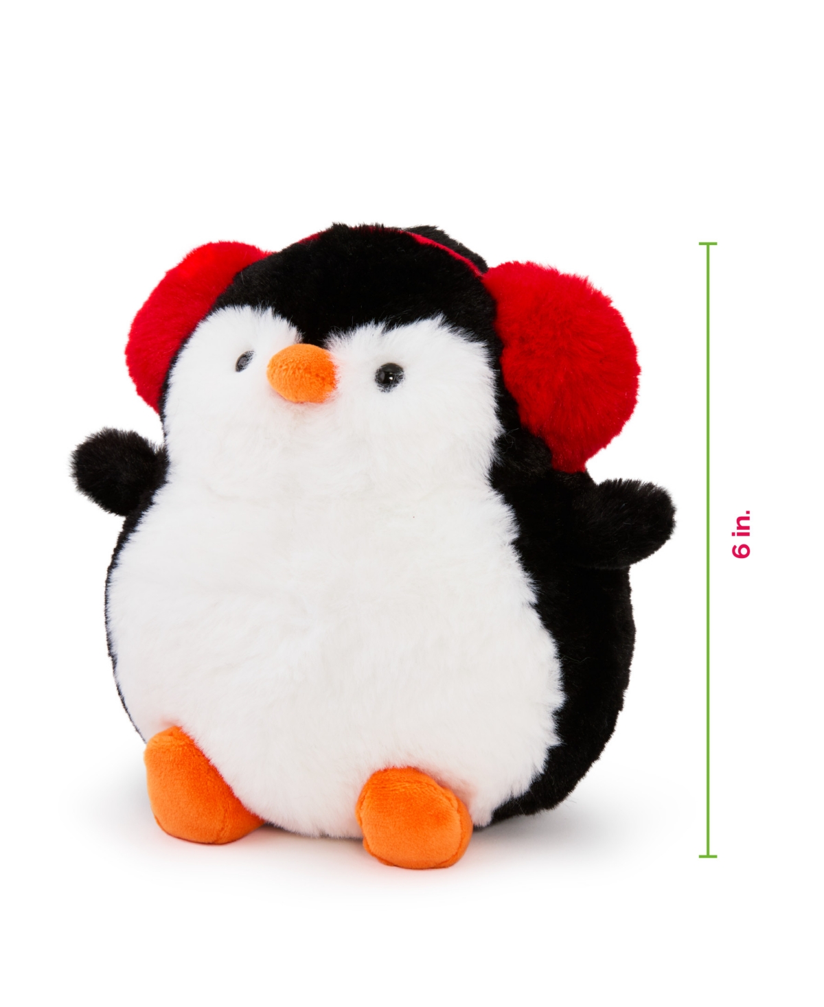 Geoffrey's Toy Box 6" Winter Penguin With Earmuffs Plush Toy, Created For Macy's In No Color