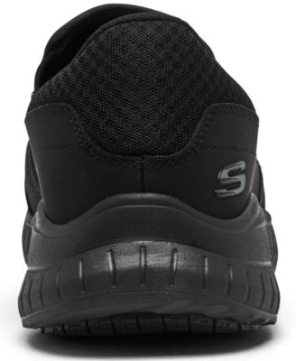 Men's Work Relaxed Fit: Squad Chaos SR - Urgran Memory Foam Slip-On Wide-Width Casual Sneakers from Finish Line