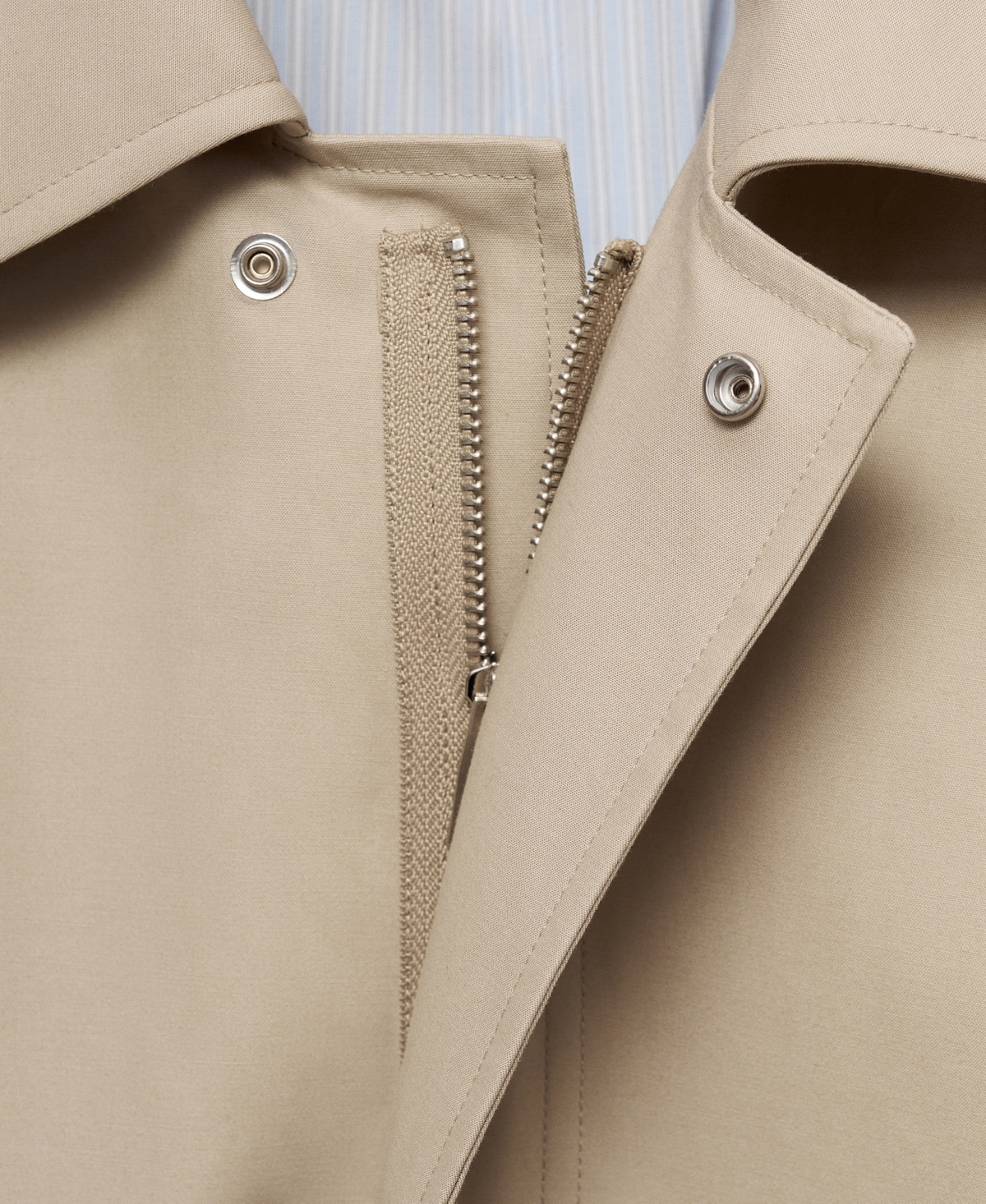 Mango Men's Pockets Detail Oversized Cotton Jacket