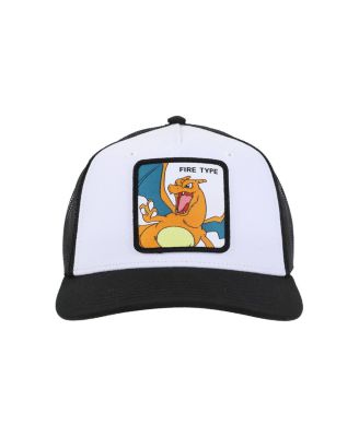 Pokemon Mens Charizard White Trucker Hat 3790₽