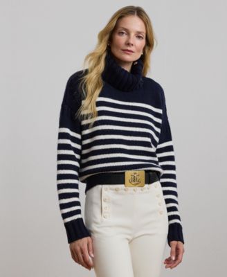 Ralph lauren striped turtleneck online