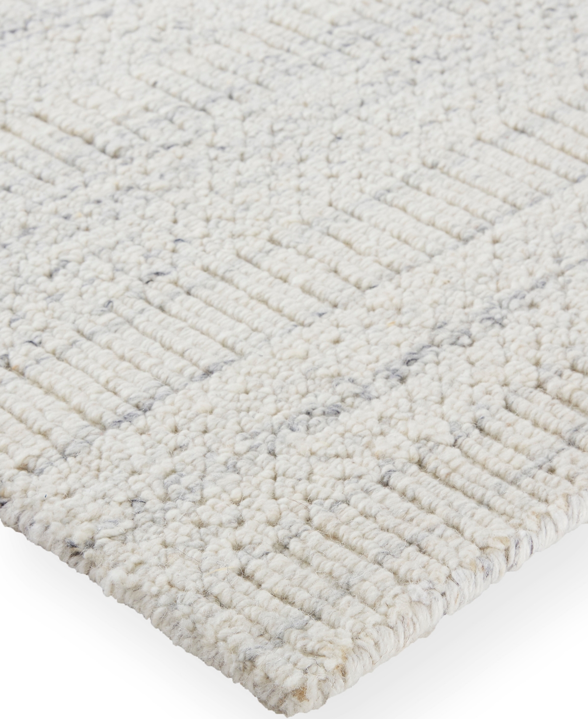 Feizy Keaton 8018F 5'x8' Area Rug -Gray