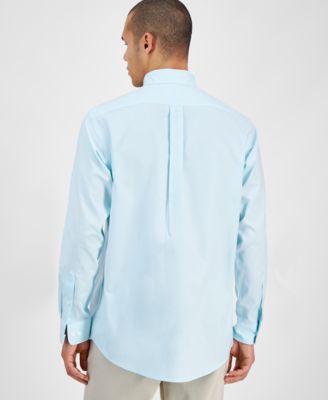 Men's Regular Fit Pinpoint Dress Shirt, Created for Macy's
