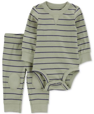 Carter's - Baby Boys Striped Bodysuit & Pants, 2 Piece Set