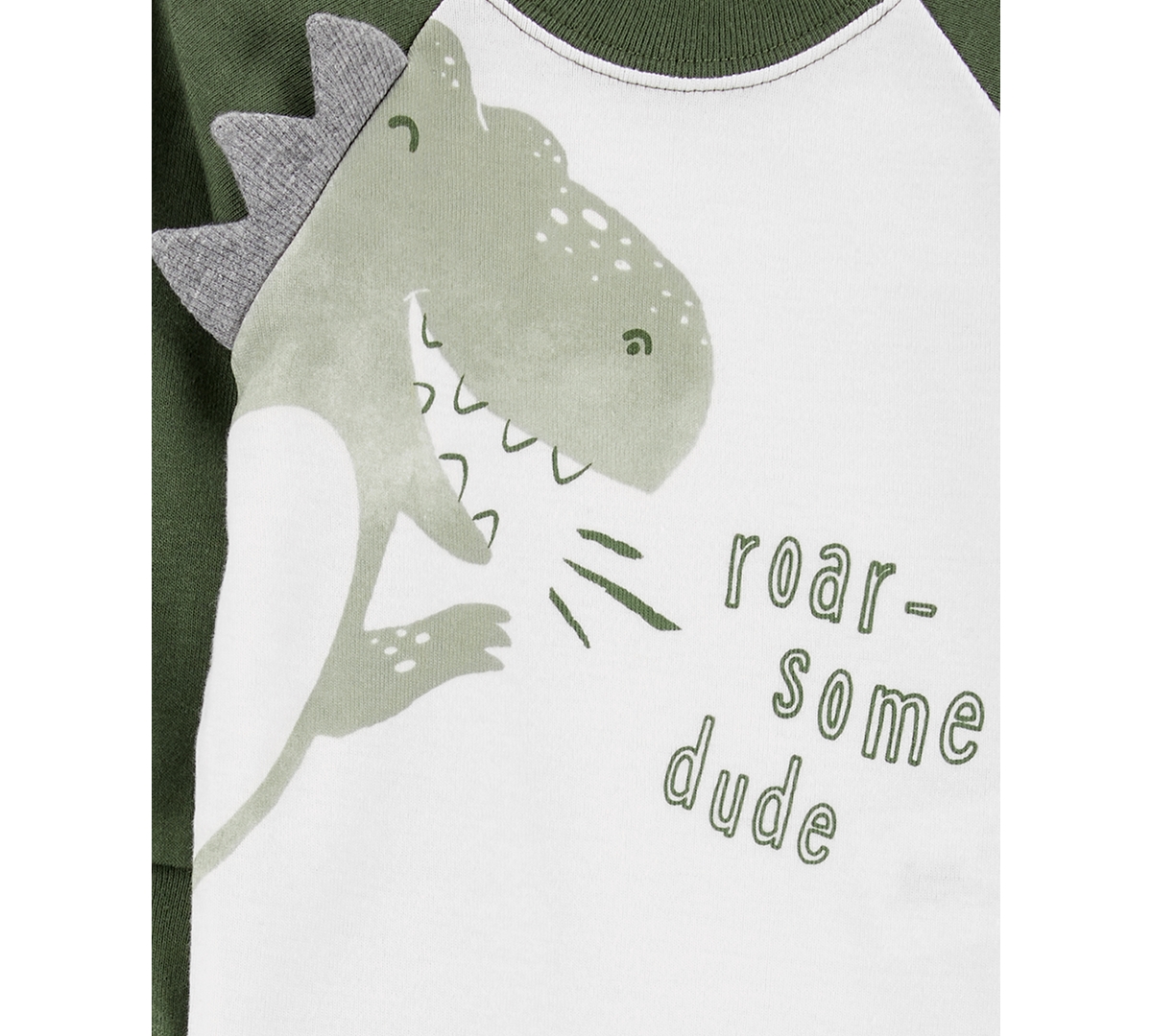 Carter's Baby Boys Dinosaur Bodysuit & Jogger Pants, 2 Piece Set -Dino