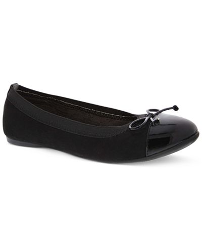 Nina Girls' or Little Girls' Toe Cap Ballet Flats