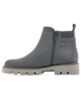 White Mountain Women's Glassie Lug Sole Chelsea Booties