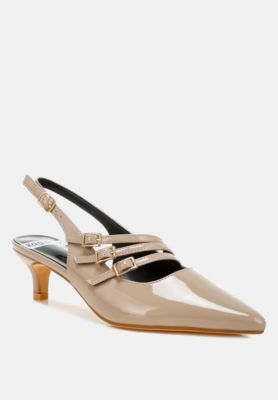 Womens Kanebei Triple Strap Slingback Sandals