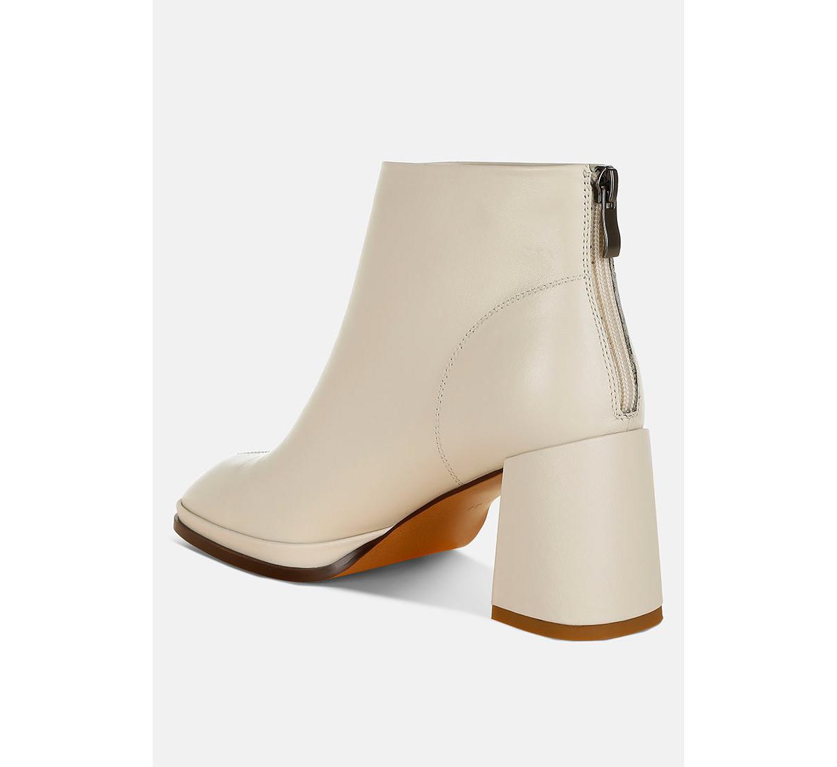Rag & Co Armada Genuine Leather Square Toe Boots