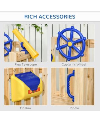 Wooden Swing Set with Toddler Slide – Safe and Sturdy Outdoor Playset for Young Children, Perfect for Backyard Fun