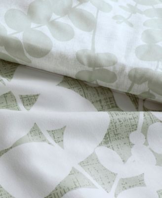 Aria Floral Print Reversible 3-Pc. Comforter Set, Full/Queen