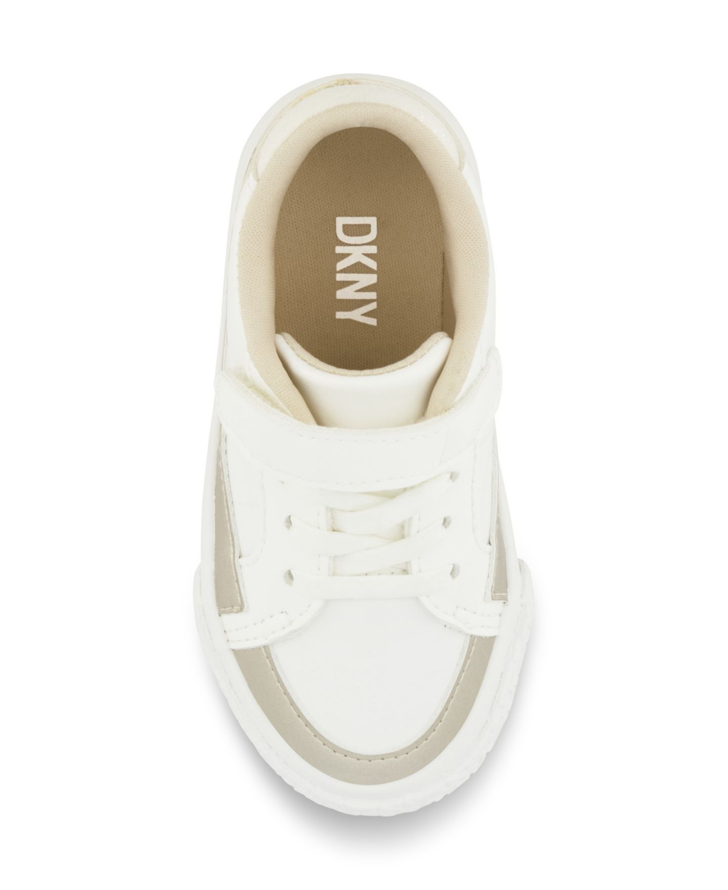 Детские кроссовки DKNY Hannah Marley с логотипом для девочек, цвет: Белый — фото 5