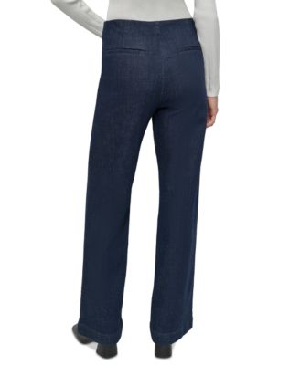 Petite High-Rise Wide-Leg Trouser