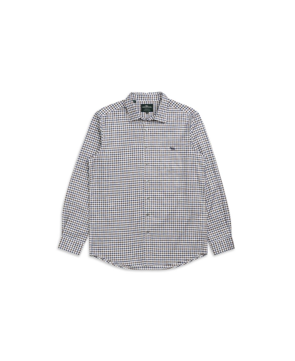 Rodd & Gunn Men's Gebbies Valley Spread Collar Long Sleeve Shirt In Brown