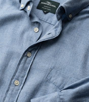 Rodd Gunn Men's Barrhill Long Sleeve Slim Fit Shirt