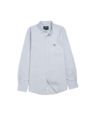 Men's Gunn Oxford Stripe Long Sleeve Sports Fit Shirt