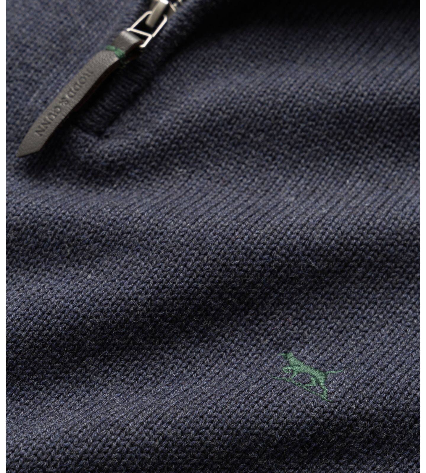 Мужской свитер Rodd & Gunn Merrick Bay Cotton Knit, цвет: Чернильный тёмно-синий — фото 6