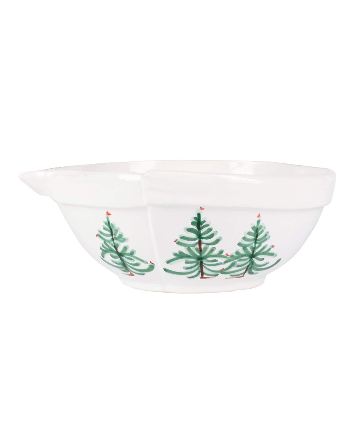 Vietri Lastra Holiday Large Mixing Bowl In Green