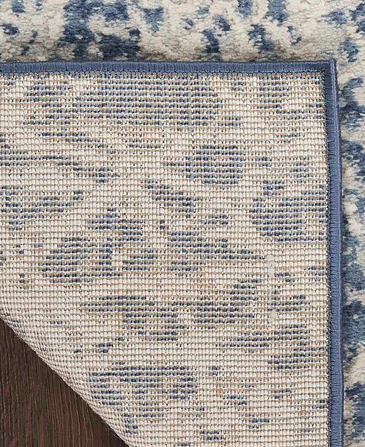 Nourison Home Exhale Exl02 2'2"x7'6" Runner Area Rug In Navy,ivory
