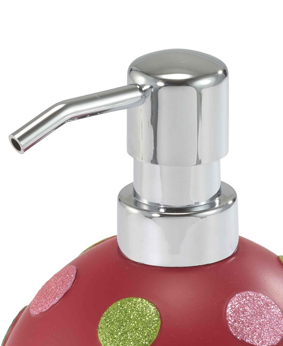 Nicole Miller Merry Dot Lotion Dispenser In Red