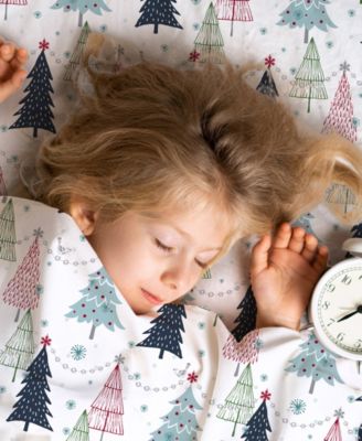 Merry Bright White Pine Reversible 3-Pc. Duvet Cover Set, King