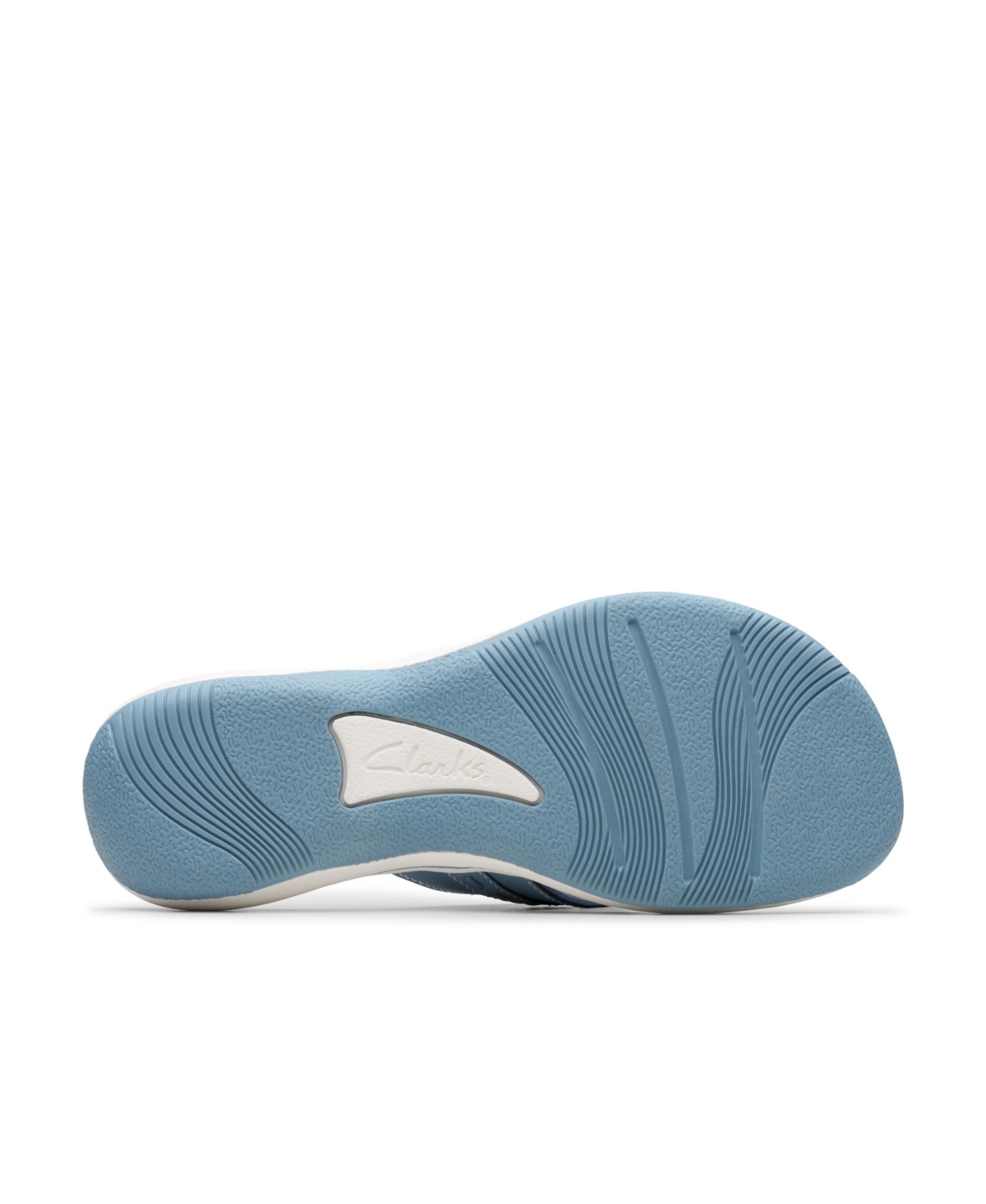 Clarks Women's Cloudsteppers Breeze Opal Slip On Sandals In Denim Textile