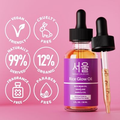 Korean Skin Care Rice Glow Oil K Beauty Skincare