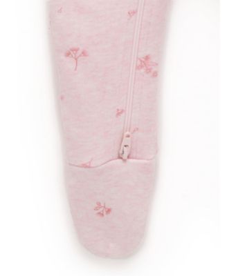 Baby Girls Zip Coverall & Headband Set