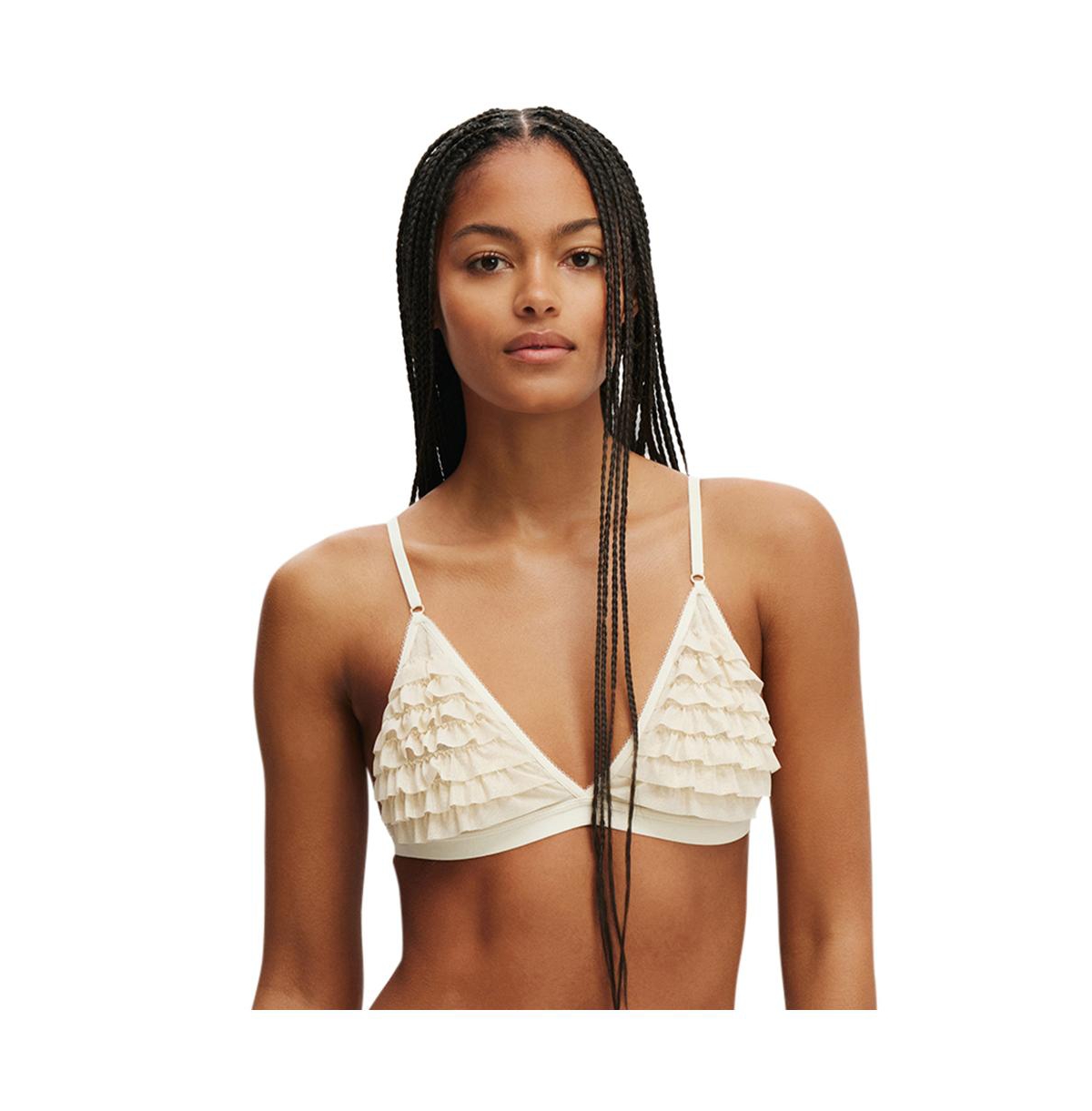 Cotton On Women's Rara Ruffle Triangle Bralette