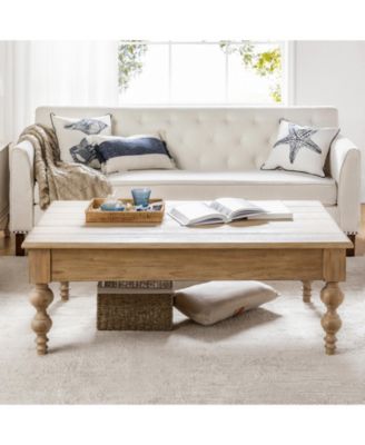 Gaston Farmhouse Lift Top 4 Legs Coffee Table with Storage