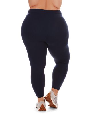 Plus Size Seamless Fleece-Lined Leggings