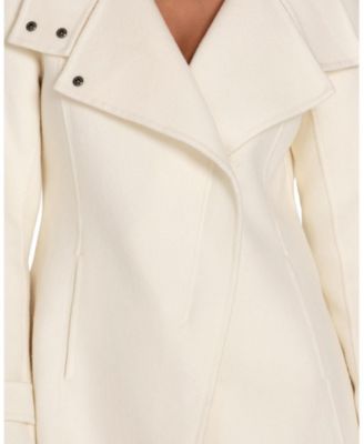 Women's Bad Girl Wool Blend Moto Coat