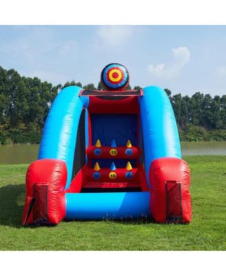 Knock IT Off Archery Target Game Inflatable with Air Blower (Accessories Not Included) , Kids and Adults, Commercial Grade, Rental Game, Knock Down Targets, Toss Throwing Game, Outdoor Indoor, 15oz PVC Vinyl, 90 LBS