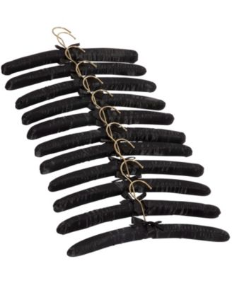 Padded Clothing Fabric Hangers for Women Clothing Set of 12