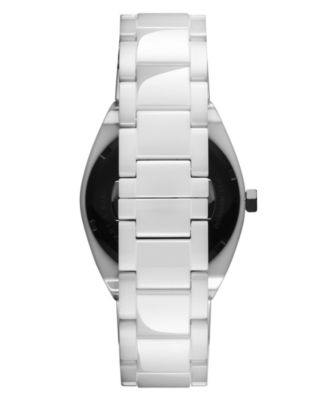 Men's Odyssey II White Ceramic Bracelet Watch ,40mm