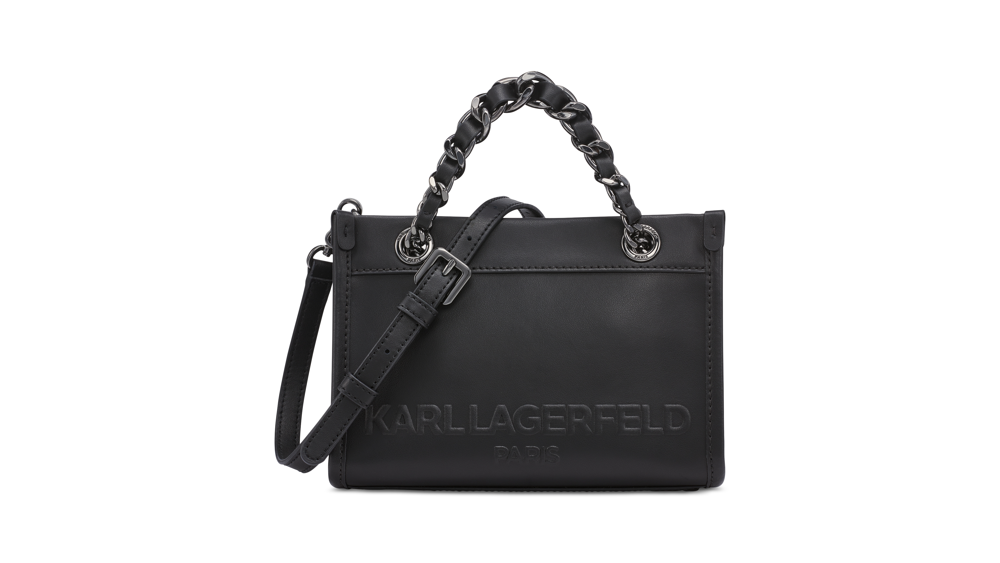 Karl Lagerfeld Paris Savoie Leather Crossbody