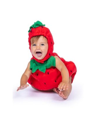 Strawberry Romper & Hood Costume Set - Infants