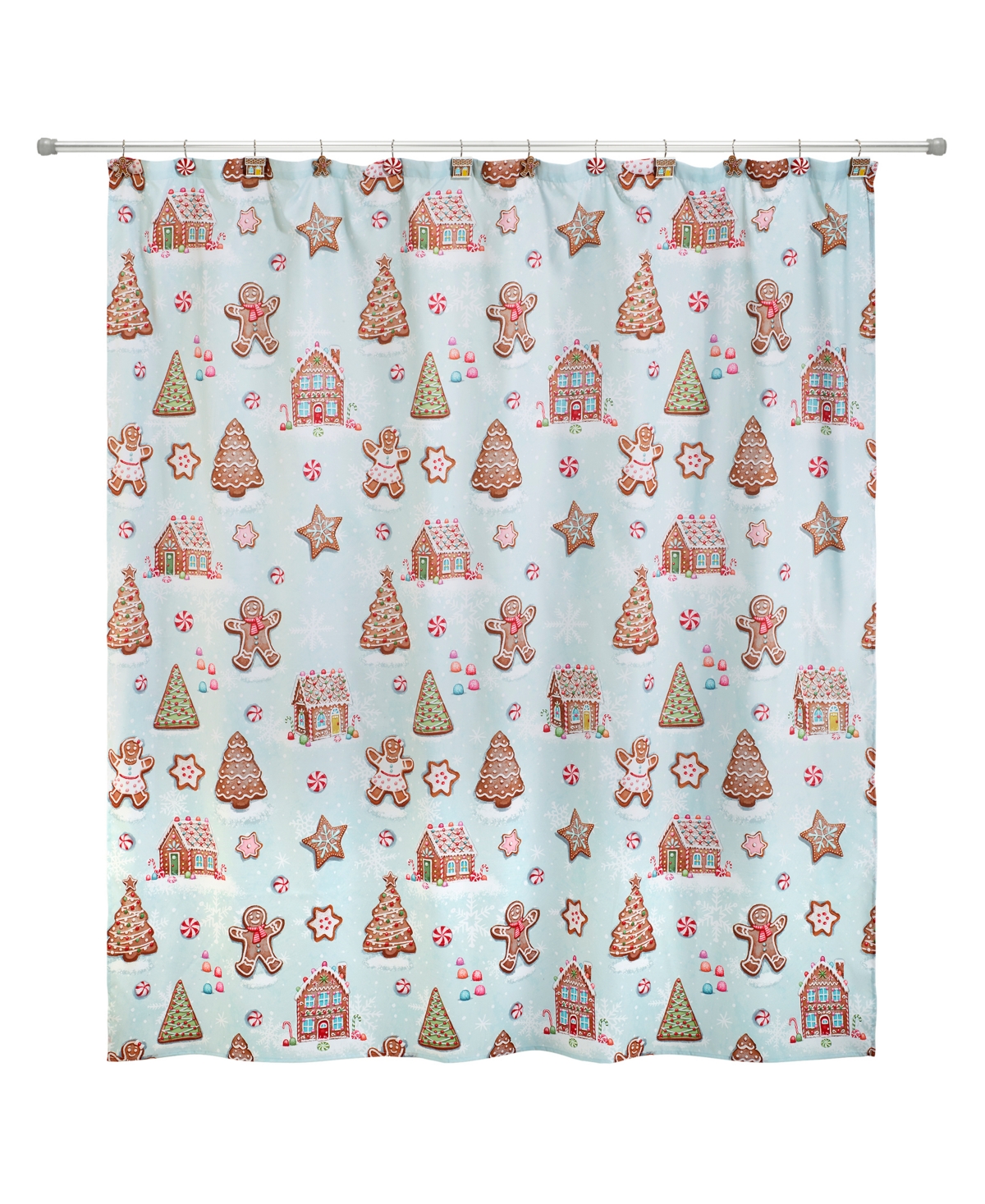 Avanti Sweet Treat Shower Curtain, 72" X 72" In Multi Color