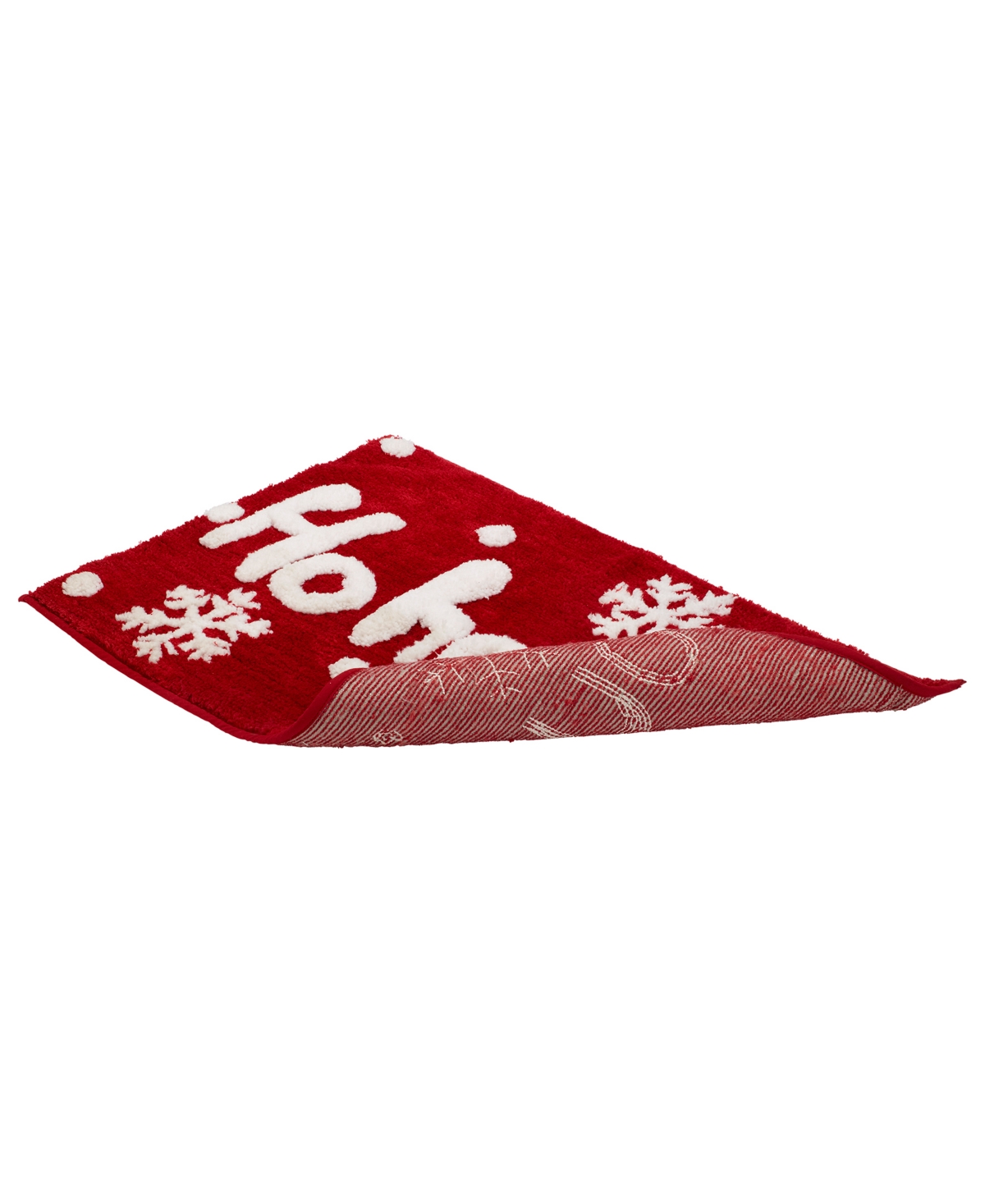 Avanti Ho Ho Ho Polyester Bath Rug, 30" X 20" In Red