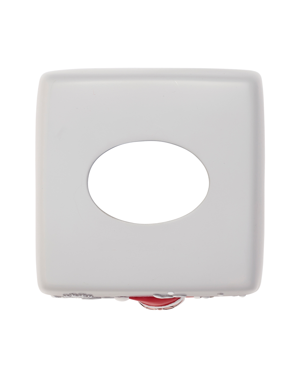 Avanti Ho Ho Ho Resin Tissue Box Cover In Grey